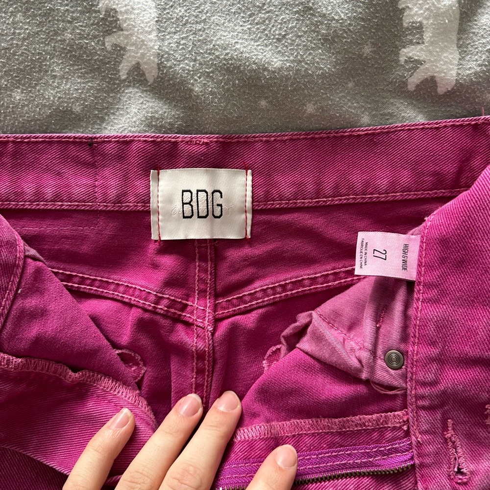 BDG PINK JEANS! WORN ONCE